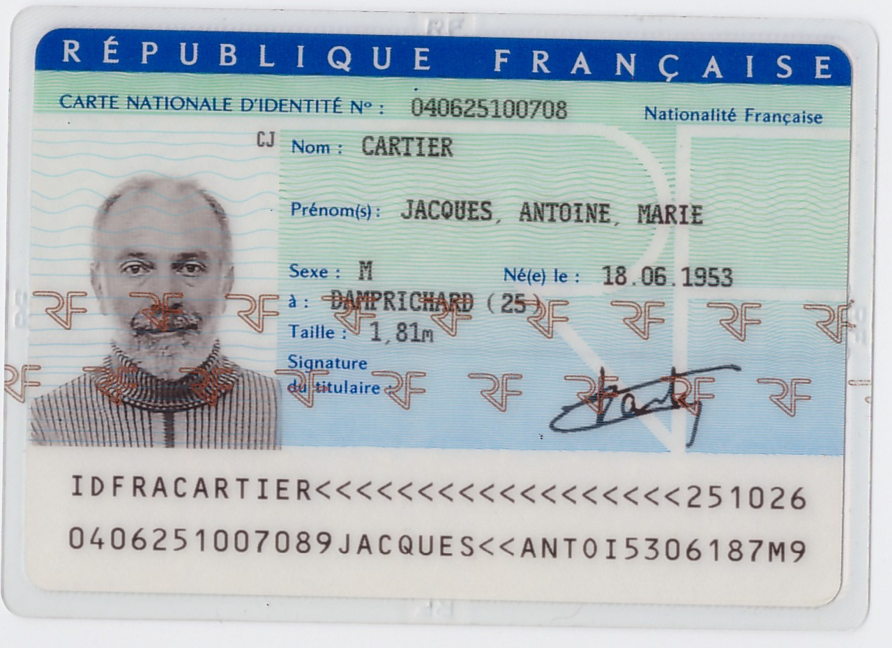 National identity card france